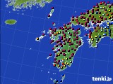 九州地方のアメダス実況(日照時間)(2022年05月17日)