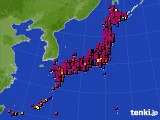 アメダス実況(日照時間)(2022年05月18日)