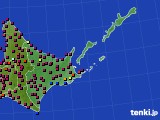 道東のアメダス実況(日照時間)(2022年05月18日)