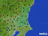 茨城県のアメダス実況(日照時間)(2022年05月19日)