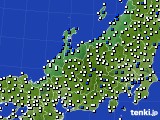 2022年05月19日の北陸地方のアメダス(風向・風速)