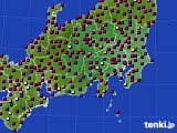 関東・甲信地方のアメダス実況(日照時間)(2022年05月24日)