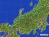 北陸地方のアメダス実況(気温)(2022年05月24日)
