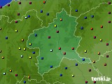 群馬県のアメダス実況(日照時間)(2022年05月25日)