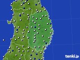 岩手県のアメダス実況(風向・風速)(2022年05月25日)