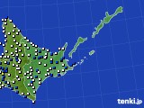 道東のアメダス実況(風向・風速)(2022年05月26日)