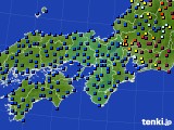 2022年05月30日の近畿地方のアメダス(日照時間)