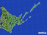 道東のアメダス実況(風向・風速)(2022年05月30日)