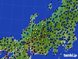 北陸地方のアメダス実況(日照時間)(2022年06月07日)