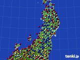 2022年06月09日の東北地方のアメダス(日照時間)