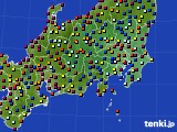 2022年06月09日の関東・甲信地方のアメダス(日照時間)