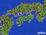 2022年06月09日の四国地方のアメダス(日照時間)