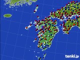 九州地方のアメダス実況(日照時間)(2022年06月09日)