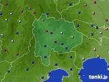 山梨県のアメダス実況(日照時間)(2022年06月09日)