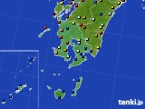 2022年06月09日の鹿児島県のアメダス(日照時間)