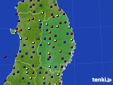 2022年06月09日の岩手県のアメダス(日照時間)