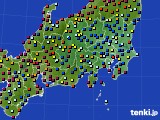 2022年06月10日の関東・甲信地方のアメダス(日照時間)