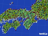 近畿地方のアメダス実況(日照時間)(2022年06月10日)