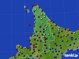 2022年06月10日の道北のアメダス(日照時間)