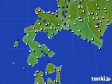 道南のアメダス実況(風向・風速)(2022年06月10日)