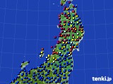 2022年06月11日の東北地方のアメダス(日照時間)