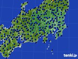 2022年06月11日の関東・甲信地方のアメダス(日照時間)