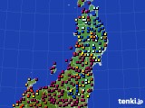 東北地方のアメダス実況(日照時間)(2022年06月13日)