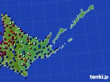道東のアメダス実況(日照時間)(2022年06月13日)