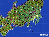 2022年06月17日の関東・甲信地方のアメダス(日照時間)