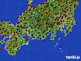 東海地方のアメダス実況(日照時間)(2022年06月17日)