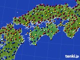 2022年06月17日の四国地方のアメダス(日照時間)