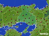 兵庫県のアメダス実況(日照時間)(2022年06月17日)
