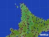 2022年06月21日の道北のアメダス(日照時間)