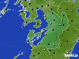 2022年06月23日の熊本県のアメダス(日照時間)