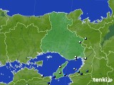 兵庫県のアメダス実況(降水量)(2022年06月25日)