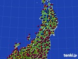 東北地方のアメダス実況(日照時間)(2022年06月25日)
