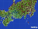東海地方のアメダス実況(日照時間)(2022年06月25日)
