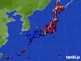 アメダス実況(日照時間)(2022年06月25日)