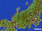 アメダス実況(気温)(2022年06月25日)