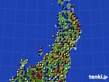 2022年06月26日の東北地方のアメダス(日照時間)