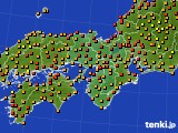 2022年06月26日の近畿地方のアメダス(気温)