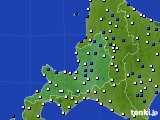 2022年06月26日の道央のアメダス(風向・風速)