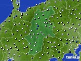長野県のアメダス実況(風向・風速)(2022年06月26日)