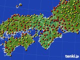 2022年06月27日の近畿地方のアメダス(気温)