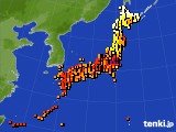 アメダス実況(気温)(2022年06月27日)