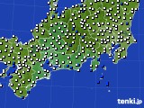 2022年06月27日の東海地方のアメダス(風向・風速)