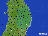 2022年06月30日の岩手県のアメダス(日照時間)