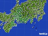 2022年06月30日の東海地方のアメダス(風向・風速)
