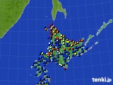 北海道地方のアメダス実況(日照時間)(2022年07月01日)