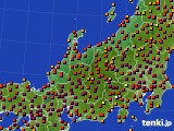 北陸地方のアメダス実況(気温)(2022年07月01日)